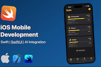 develop ios native app on swiftui and swift