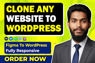 copy clone website and duplicate any website to wordpress