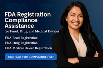 fda registration compliance assistance for food, drug, and medical devices