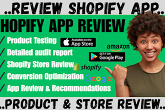 do shopify app review shopify product test, shopify store review for conversion