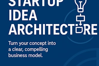 architect a clear business plan, model, and value story