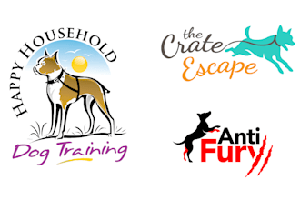 create a cutting edge dog training logo for your company