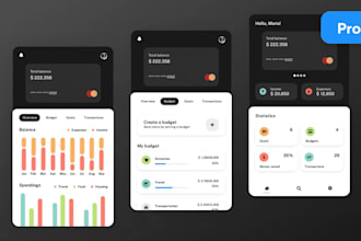 develop ai budget tracking app, finance control app, investment management app