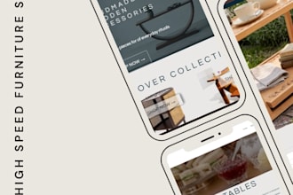make graphic designs for websites front end