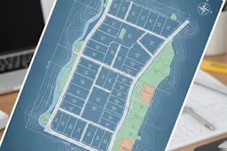 design site map, rv park, property map, plat map, site plan