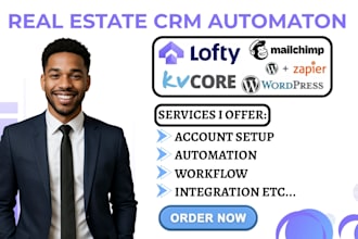 configure leads magnet kvcore lofty zapier wordpress resimpli email automation