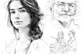 make digital sketch artist