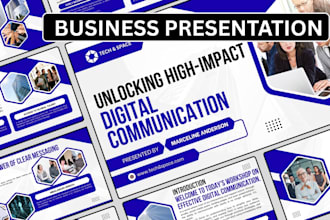 improve business presentation powerpoint presentation template revamp pitchdeck
