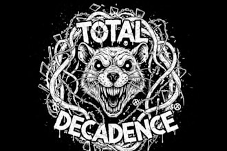 design a crust punk grindcore logo
