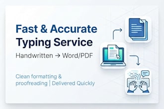 professionally rewrite, type or format your text