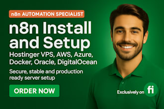install n8n on hostinger AWS azure docker oracle digitalocean n8n automation vps