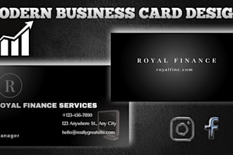 provide modern business card design services