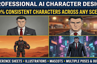 create consistent ai characters in any pose