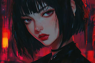 create a anime character