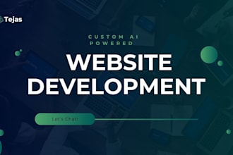 create a professional ai powered website fast