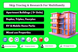 do list building for commercial and multifamily real estate