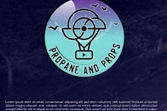 do creative modern hot air balloon logo for your business