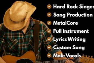be americana nashville male country writer metal rock vocals singer producer