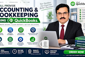 provide professional bookkeeping accounting using quickbooks