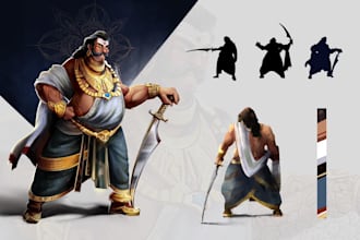 draw concept art for games