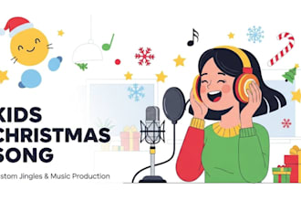 create and sing your kids song, nursery rhyme, christmas jingle