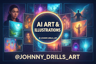 create stunning ai generated art and professional digital illustrations