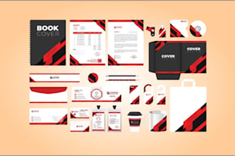 design professional business stationery letterhead, envelope and cards