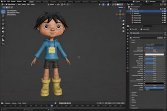 rig 3d character in blender for animation in unreal