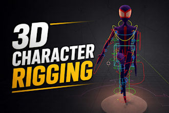 rig 3d character in blender for animation in unreal