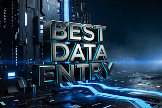 provide accurate and efficient data entry services