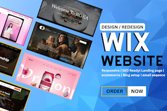 develop wix website wix website redesign wix website development wix harmony