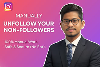 unfollow your instagram followings manually and safely