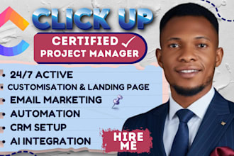 setup clickup workflows, automations and integrations as your clickup expert