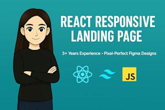 deliver a sleek react website with tailwindcss integration