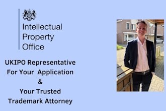 represent you at the ukipo for a trademark