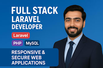 be your professional full stack laravel web developer