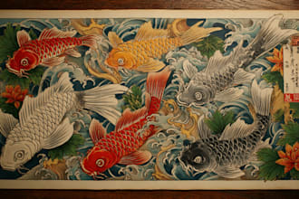 make a traditional japanese irezumi tattoo