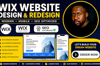 wix website design wix SEO website redesign build wix business  ecommerce store