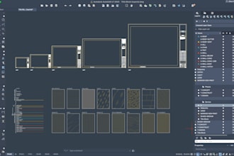 set up an autocad drawing template