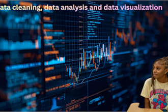 do data cleaning,data analysis and data visualization