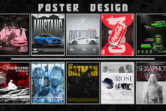 design posters with aesthetic and minimal looks