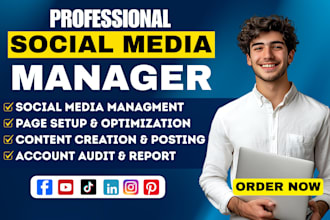 be your social media marketing manager and content creator, virtual assistant
