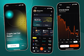 develop crypto wallet app wallet fintech app blockchain app