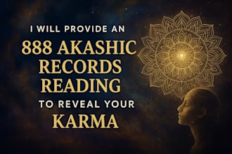 provide an 888 akashic records reading to reveal your karma