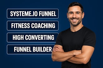 create a high converting fitness coaching funnel on systeme io