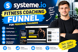 build a systeme io fitness coaching funnel for personal trainers