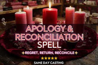 cast apology and reconciliation spell make them say sorry, rebuild trust
