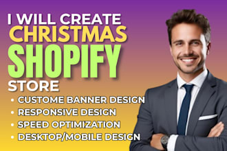 create your high converting christmas shopify store for holiday sales