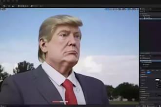 create realistic 3d metahuman character, pbr texture,3d character rigging,facial