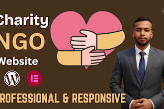build an ngo, charity, nonprofit website with donation